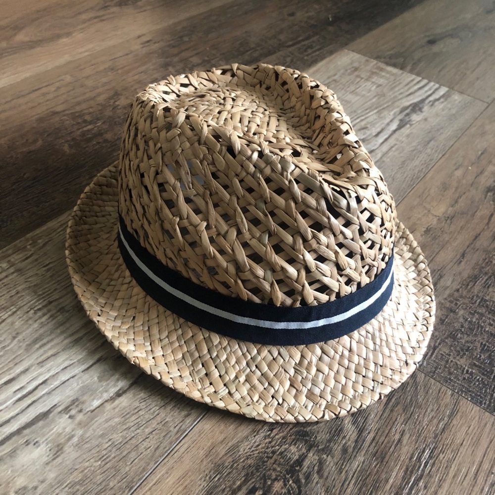 H&M Straw Hat Fedora Large